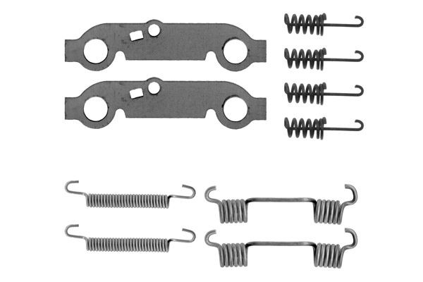 1987475076 Bosch Комплект монтажный задних барабанных колодок
