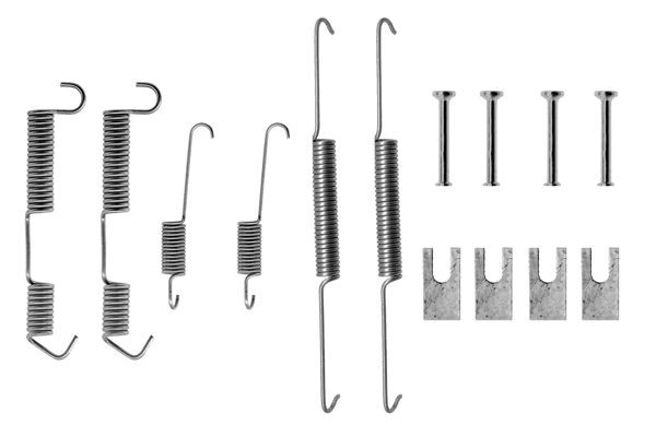 Установочный комплект задних барабанных колодок Bosch 1987475091 цена, от 9.79 USD