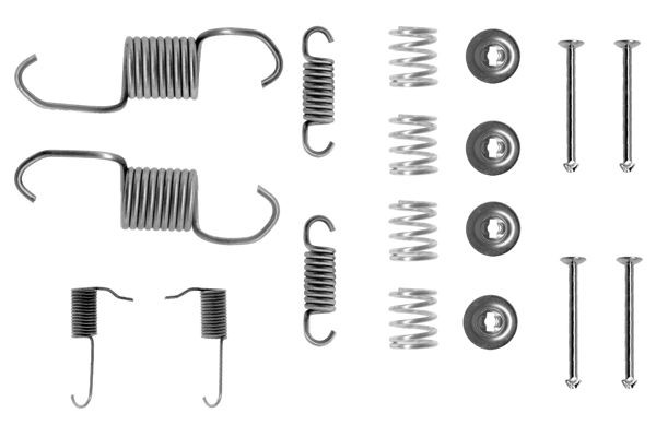 1987475144 Bosch Комплект монтажный задних барабанных колодок