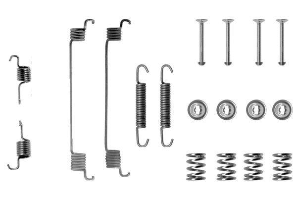 Купить 1987475162 Bosch Монтажный комплект задних барабанных колодок