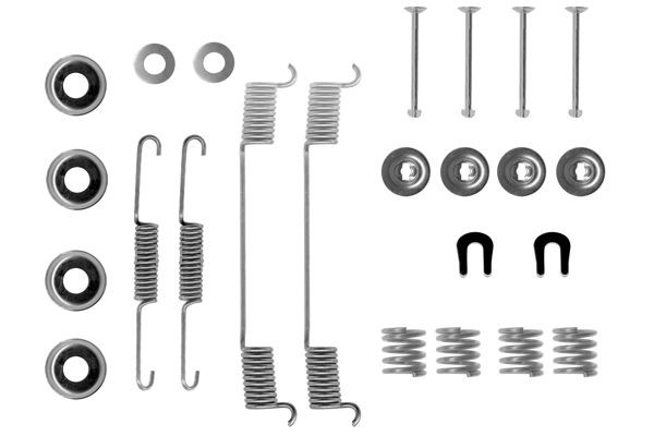1987475184 Bosch Комплект монтажный задних барабанных колодок