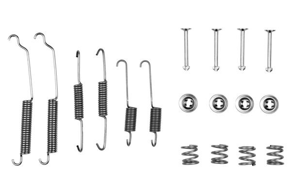 Установочный комплект задних барабанных колодок Bosch 1987475205 цена, от 4.56 USD