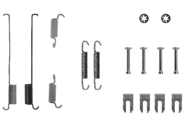 Установочный комплект задних барабанных колодок Bosch 1987475219 цена, от 7.55 USD