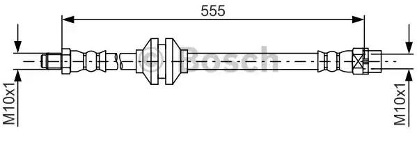 Купить 1987481786 Bosch Шланг тормозной передний