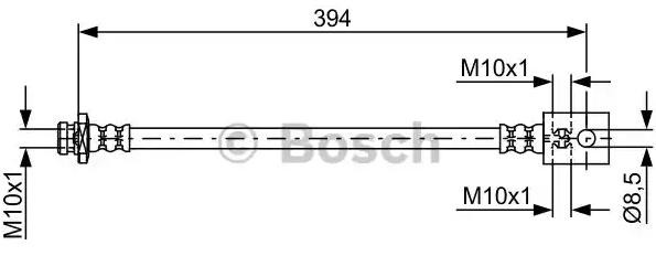 Задний тормозной шланг 1987481818 Bosch