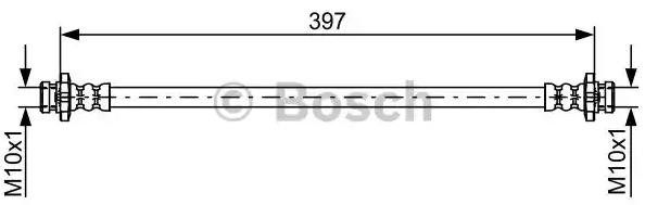 Задний тормозной шланг 1987481825 Bosch