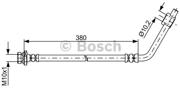 Задний тормозной шланг 1987481835 Bosch
