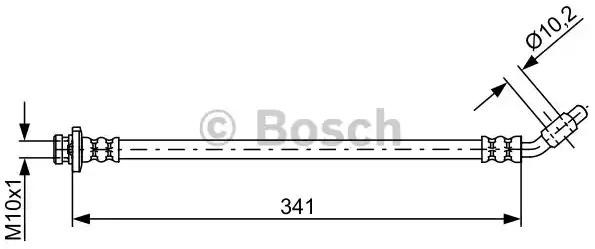 Шланг тормозной передний левый 1987481840 Bosch
