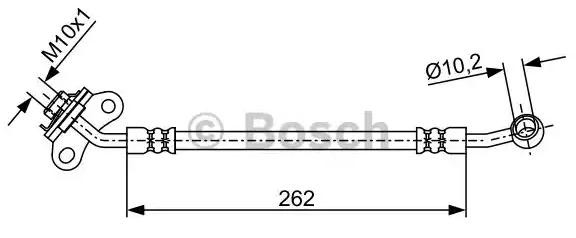 Шланг тормозной задний левый 1987481885 Bosch