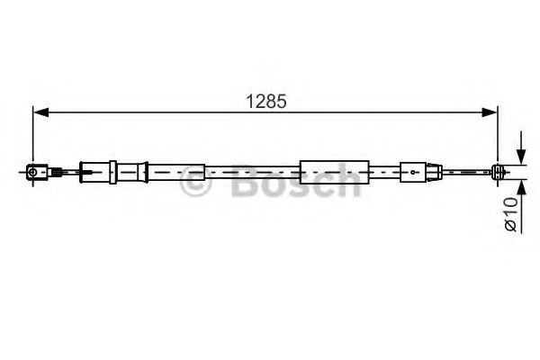 Трос ручника 1987482026 Bosch