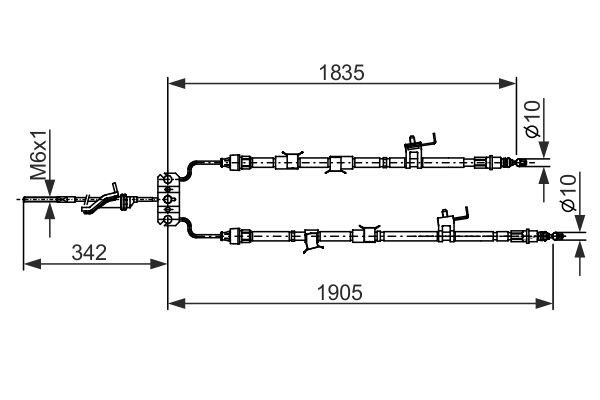 Купить 1987482851 Bosch Тормоз стояночный