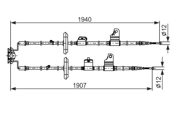 Купить 1987482858 Bosch Тормоз стояночный