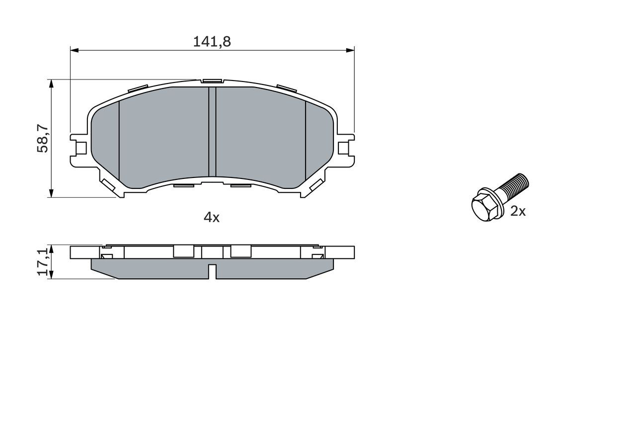 Ремкомплект ТНВД Bosch F01M100477 цена, от 2.79 USD