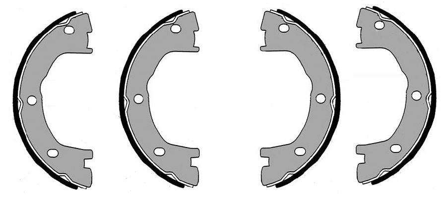Задние барабанные колодки F026008001 Bosch