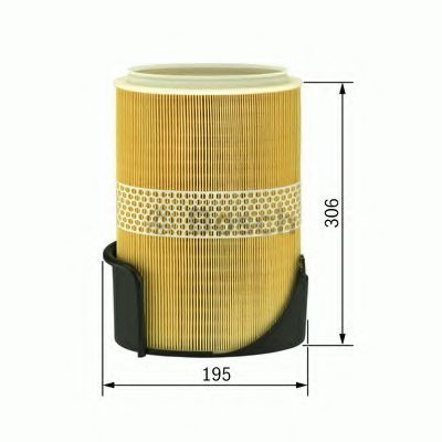 Купить F026400131 Bosch Автомобильный фильтр воздуха