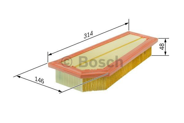 F026400134 Bosch Воздушный фильтр двигателя