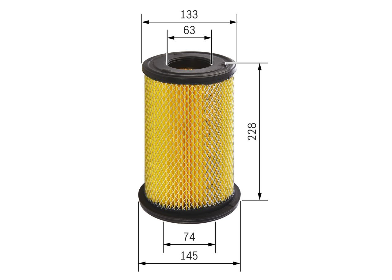 F026400199 Bosch Воздушный фильтр двигателя