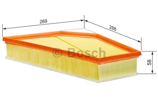 Элемент воздушного фильтра Bosch F026400255 цена, от 15.37 USD