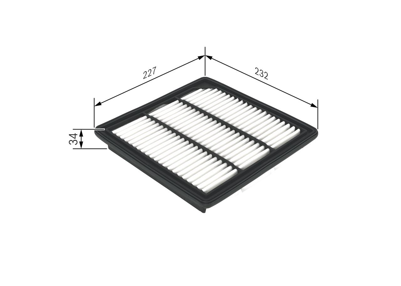 Элемент воздушного фильтра Bosch F026400407 цена, от 13.77 USD