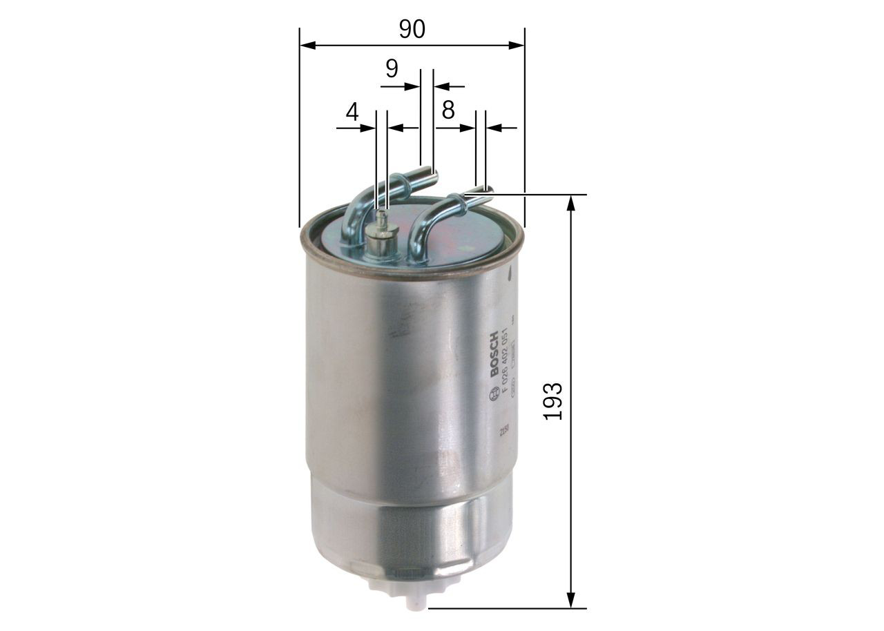 Топливный фильтр F026402051 Bosch