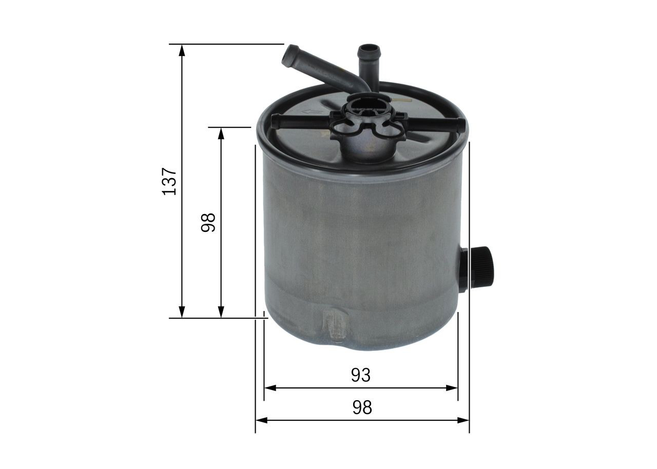 Фильтр тонкой очистки топлива Bosch F026402059 цена, от 19.19 USD