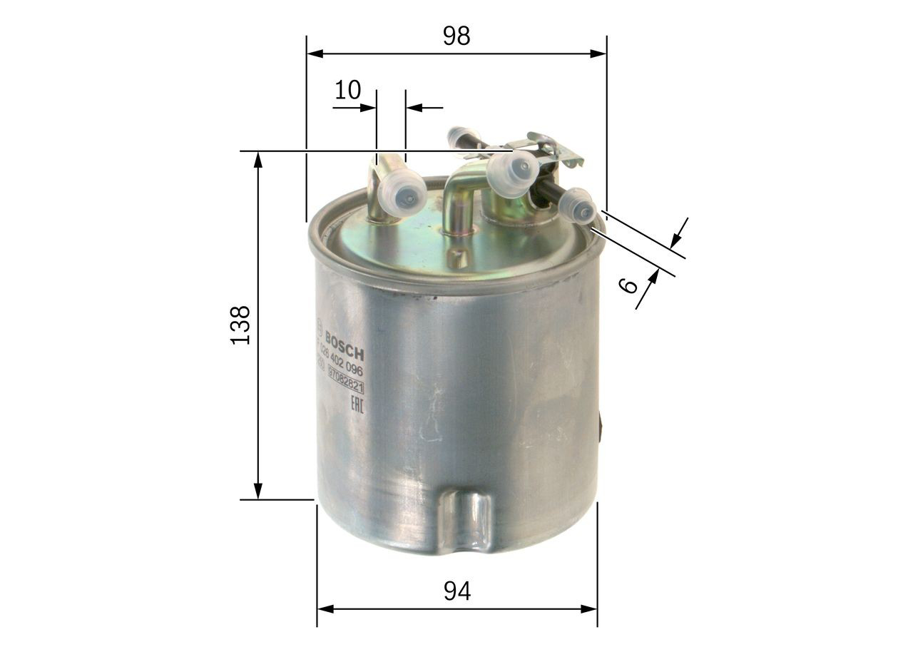 Топливный фильтр F026402096 Bosch