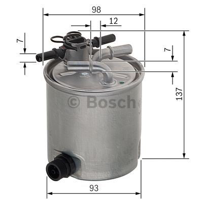 Фильтр топливный Bosch F026402096