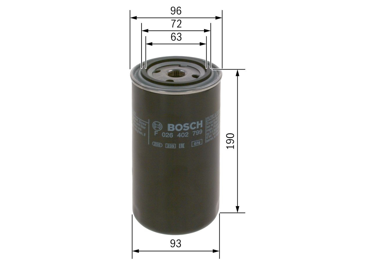 Топливный фильтр F026402799 Bosch