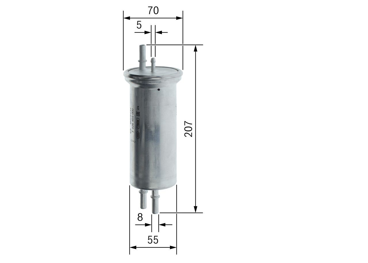 Купить F026403000 Bosch Фильтр-отстойник топлива грубой очистки