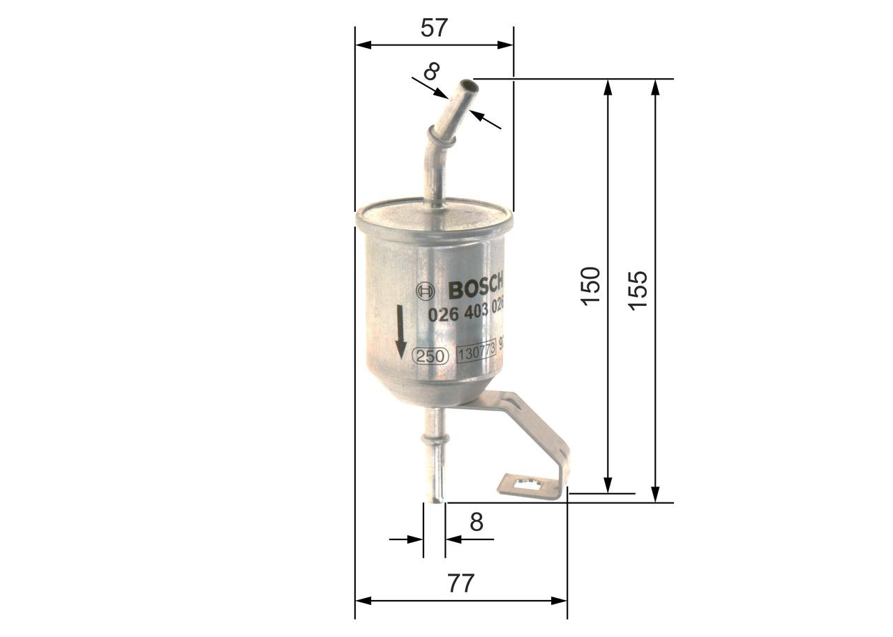 Топливный фильтр F026403026 Bosch