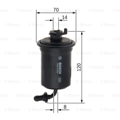 Фильтр тонкой очистки топлива Bosch F026403757 цена, от 9.54 USD