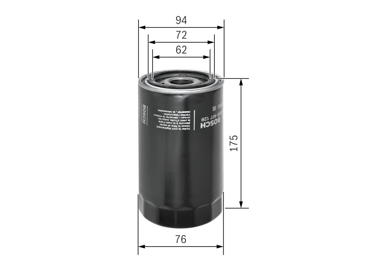 Купить F026407129 Bosch Фильтр центробежный очистки масла