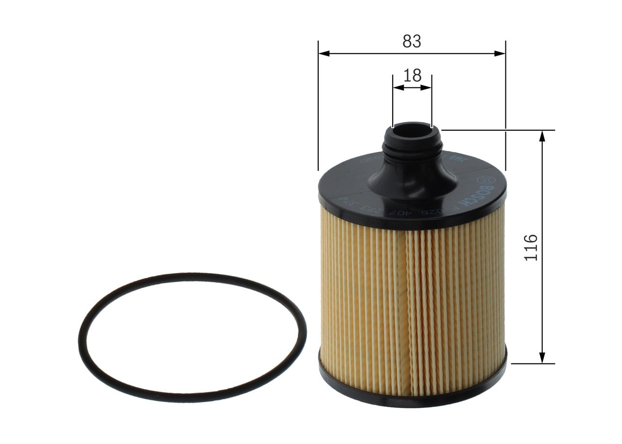 Масляный фильтр F026407273 Bosch