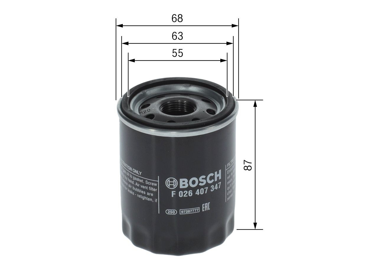 Купить F026407347 Bosch Фильтр центробежный очистки масла
