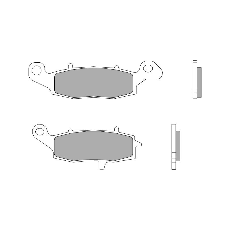07KA19SA Brembo Колодки передние