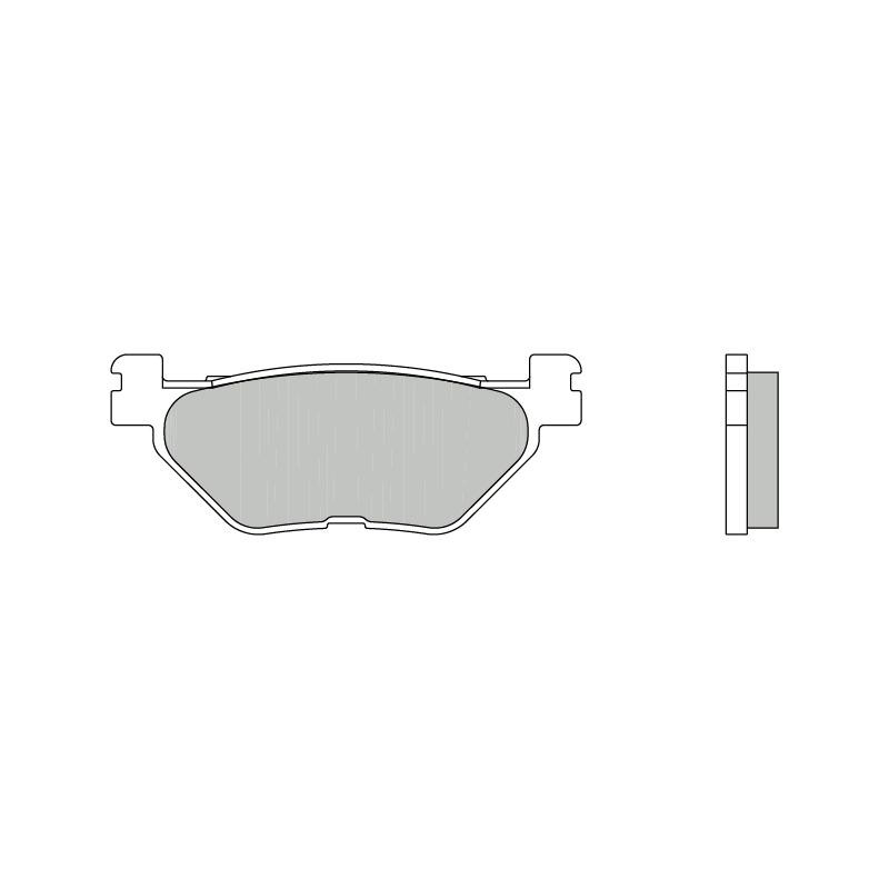 Купить 1D7W004600 Yamaha Колодки тормозные задние, дисковые