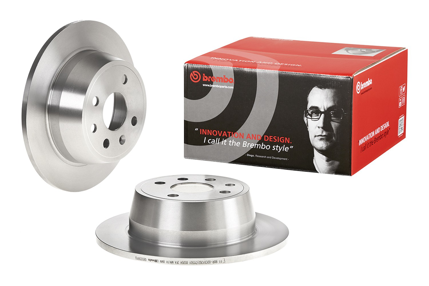 Задний тормозной диск Brembo 08555910 цена, от 24.79 USD