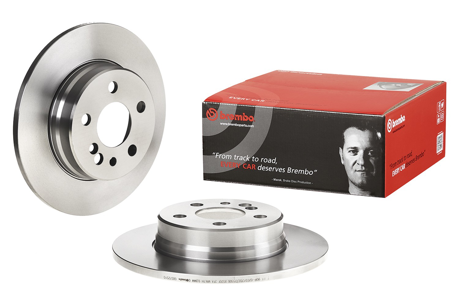 Задний тормозной диск Brembo 08572510 цена, от 38.86 USD