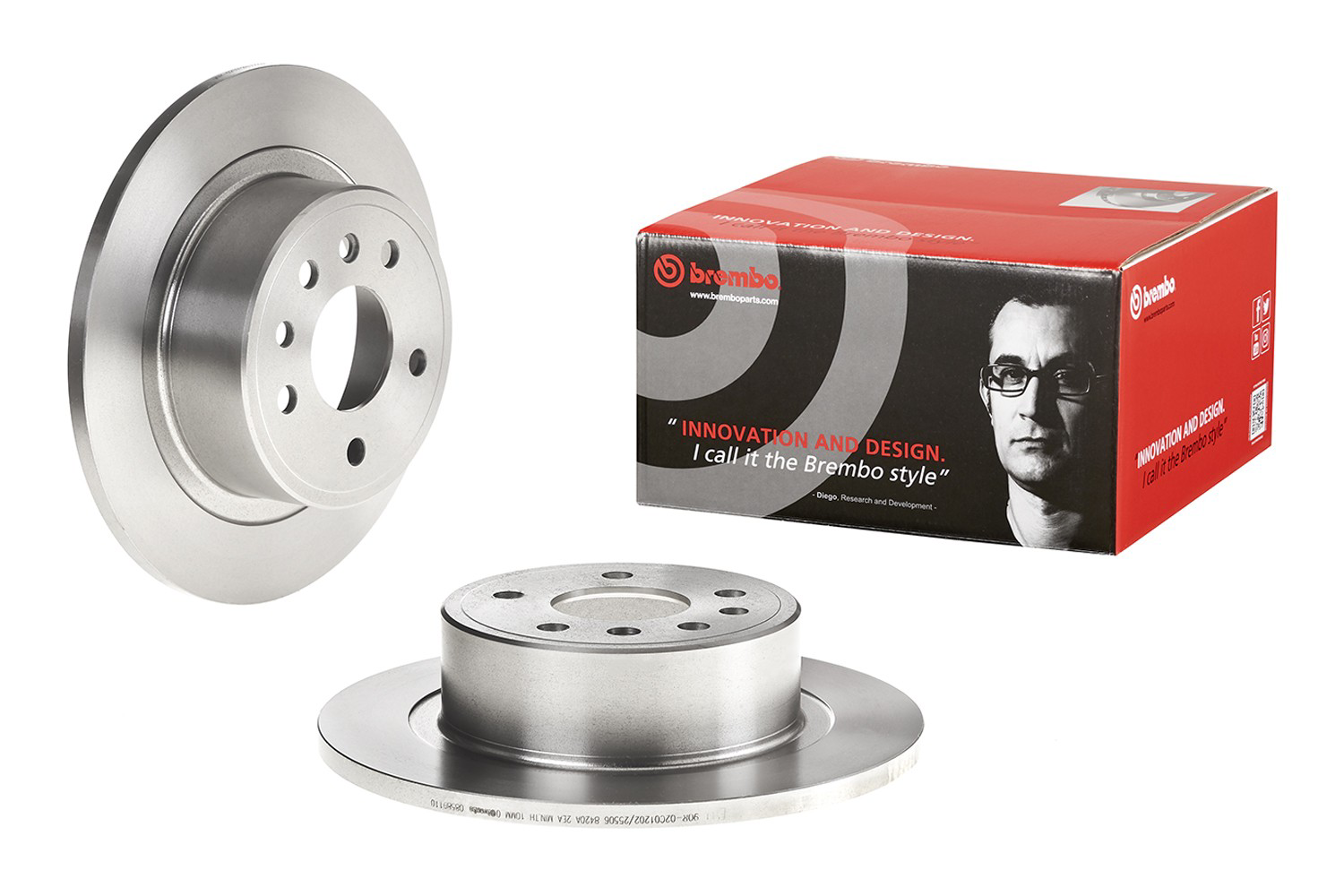 Задний тормозной диск Brembo 08589110 цена, от 37.75 USD