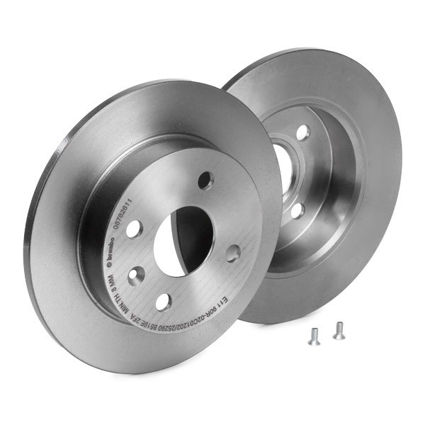 Купить 08762611 Brembo Диск тормозной задний