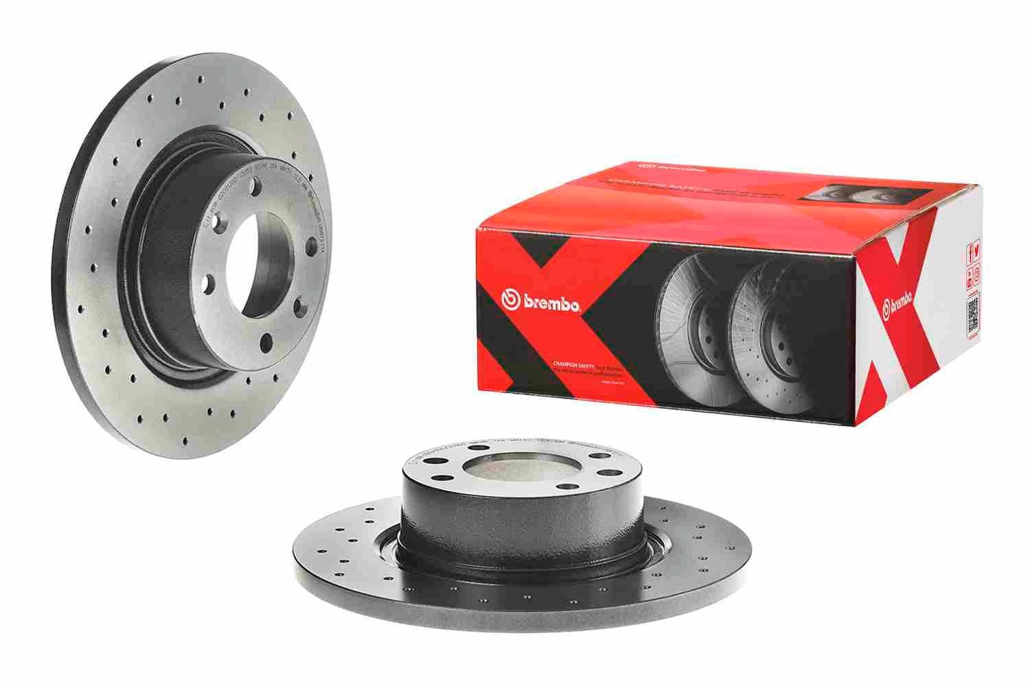 Купить 0887271X Brembo Диск тормозной задний