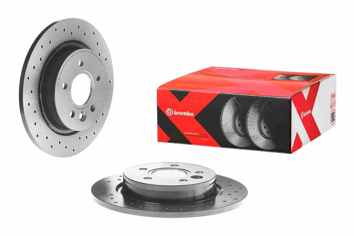 Задний дисковый тормоз Brembo 0899751X