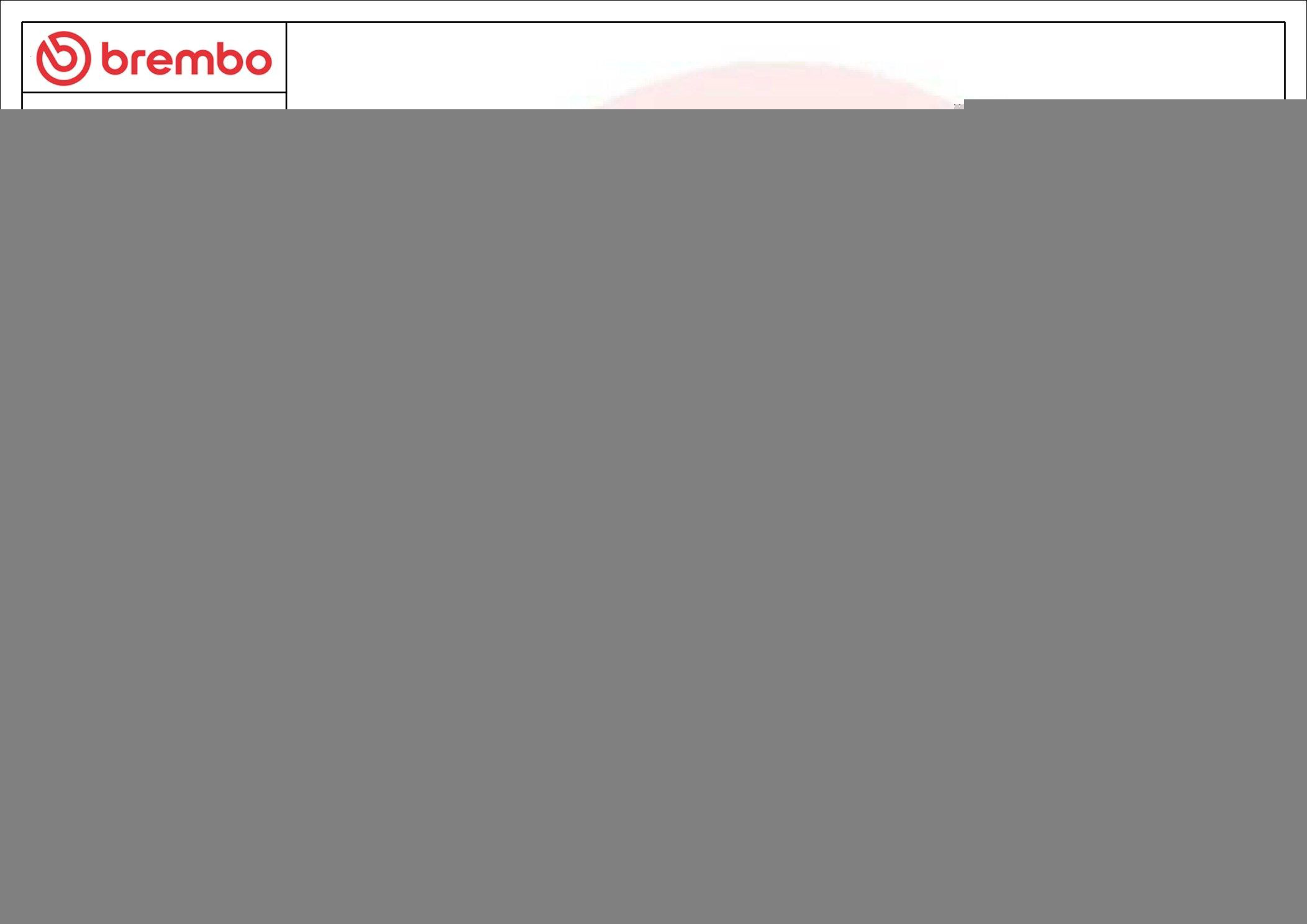 Тормозные диски 08B36937 Brembo