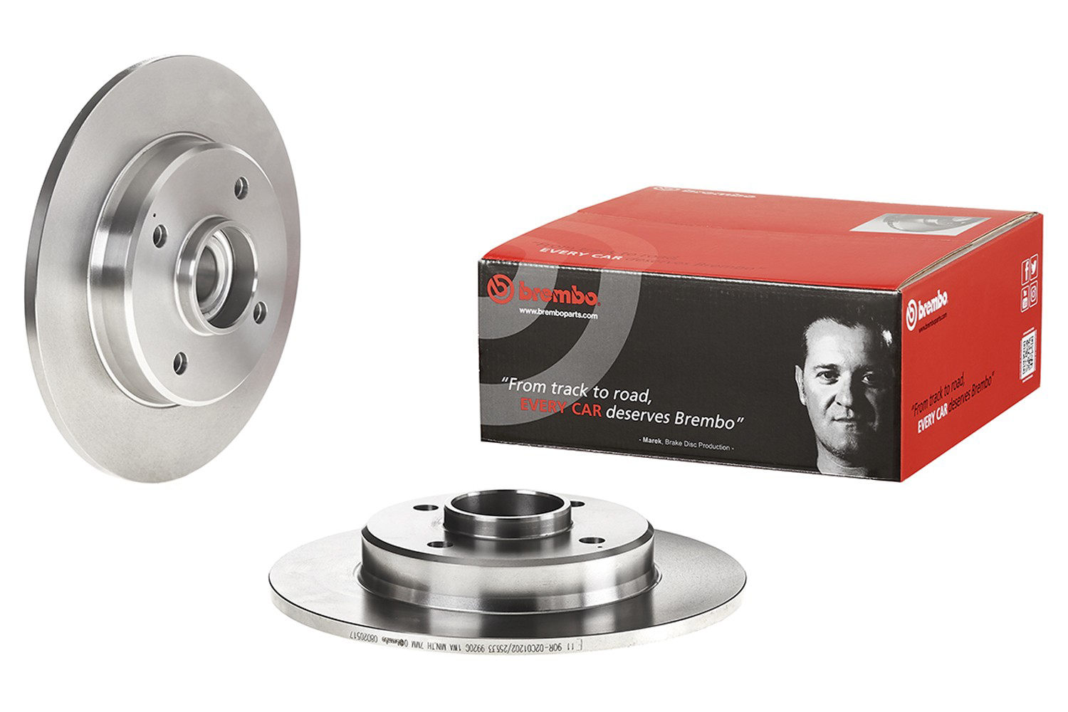 Купить 08D20517 Brembo Диск тормозной задний
