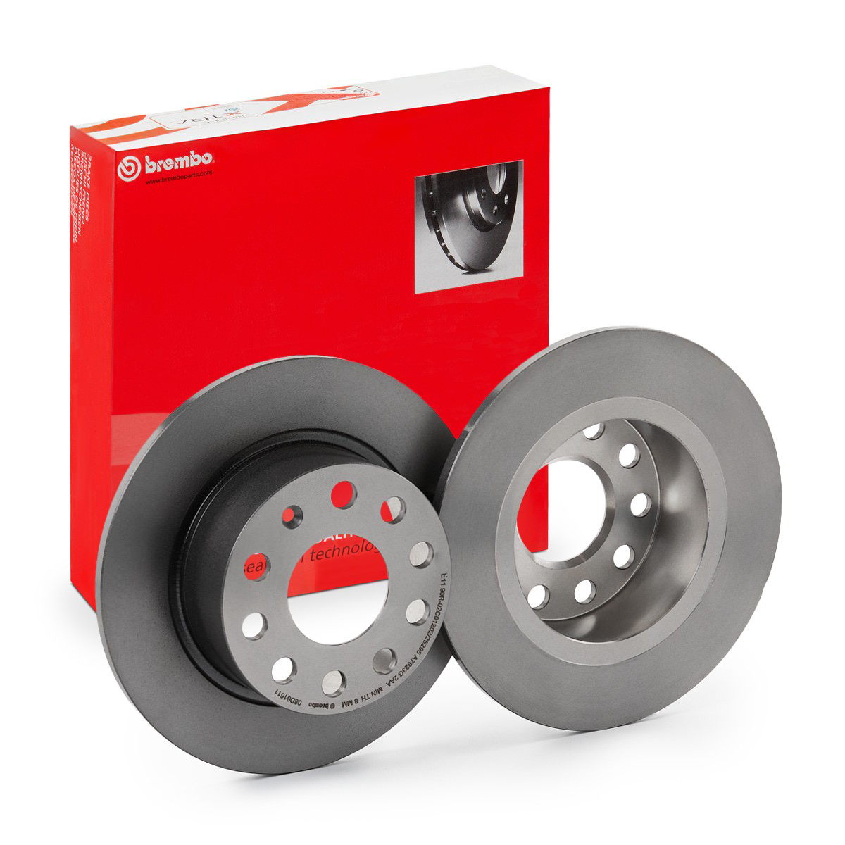 Купить 08D61611 Brembo Диск тормозной задний