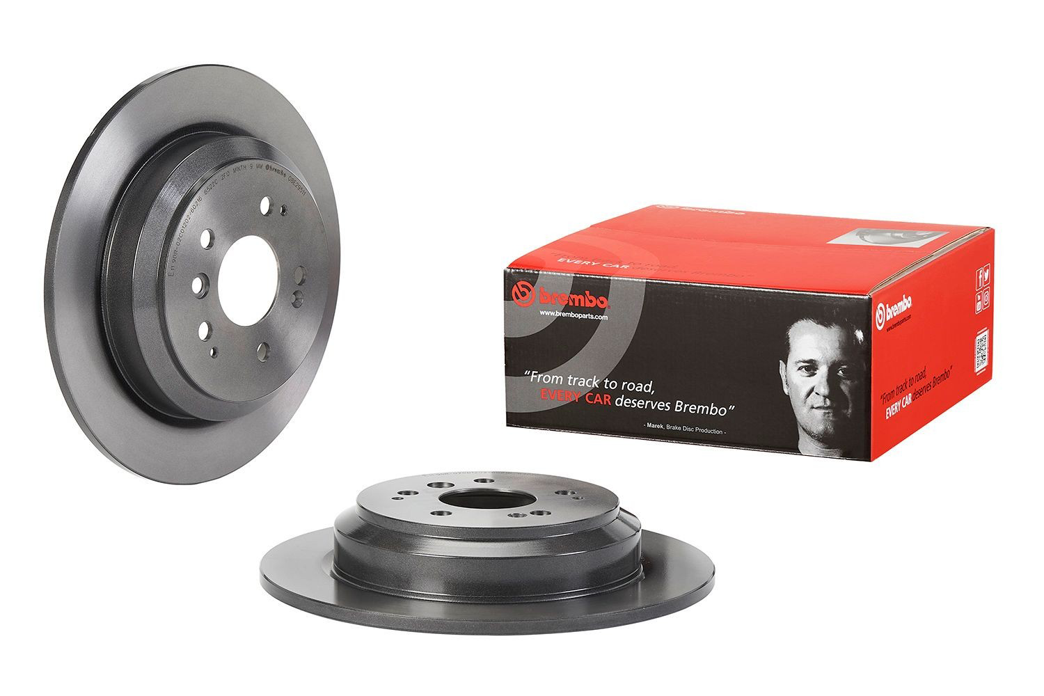 Задний тормозной диск Brembo 08E29511 цена, от 99.44 USD