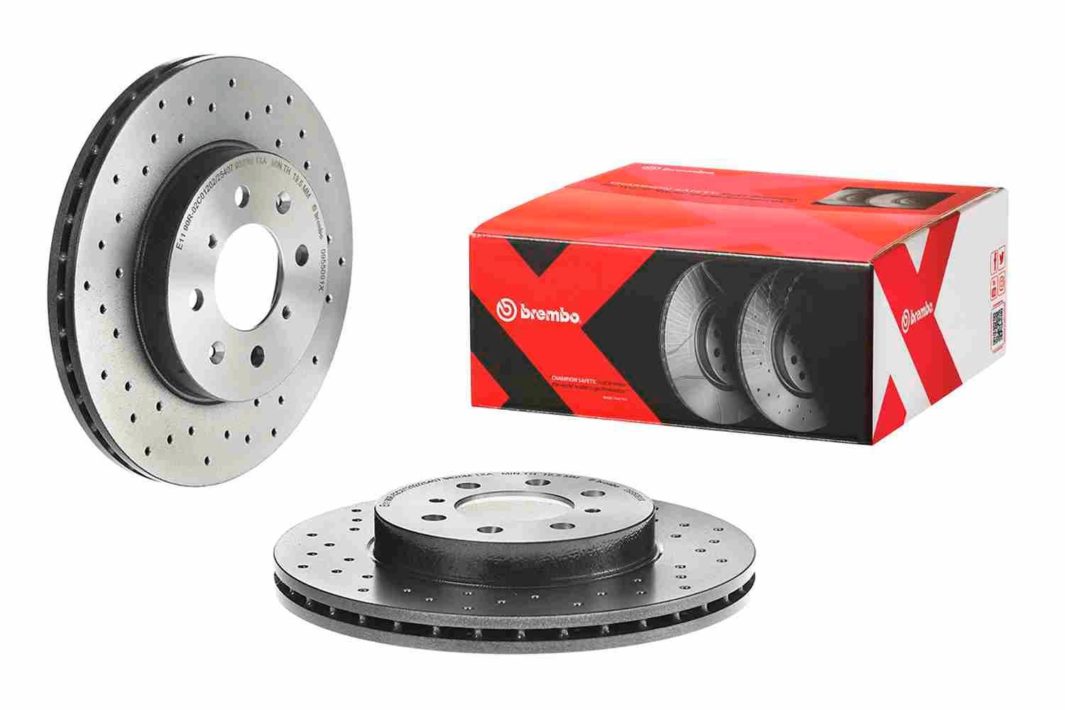 0955091X Brembo Диск тормозной передний