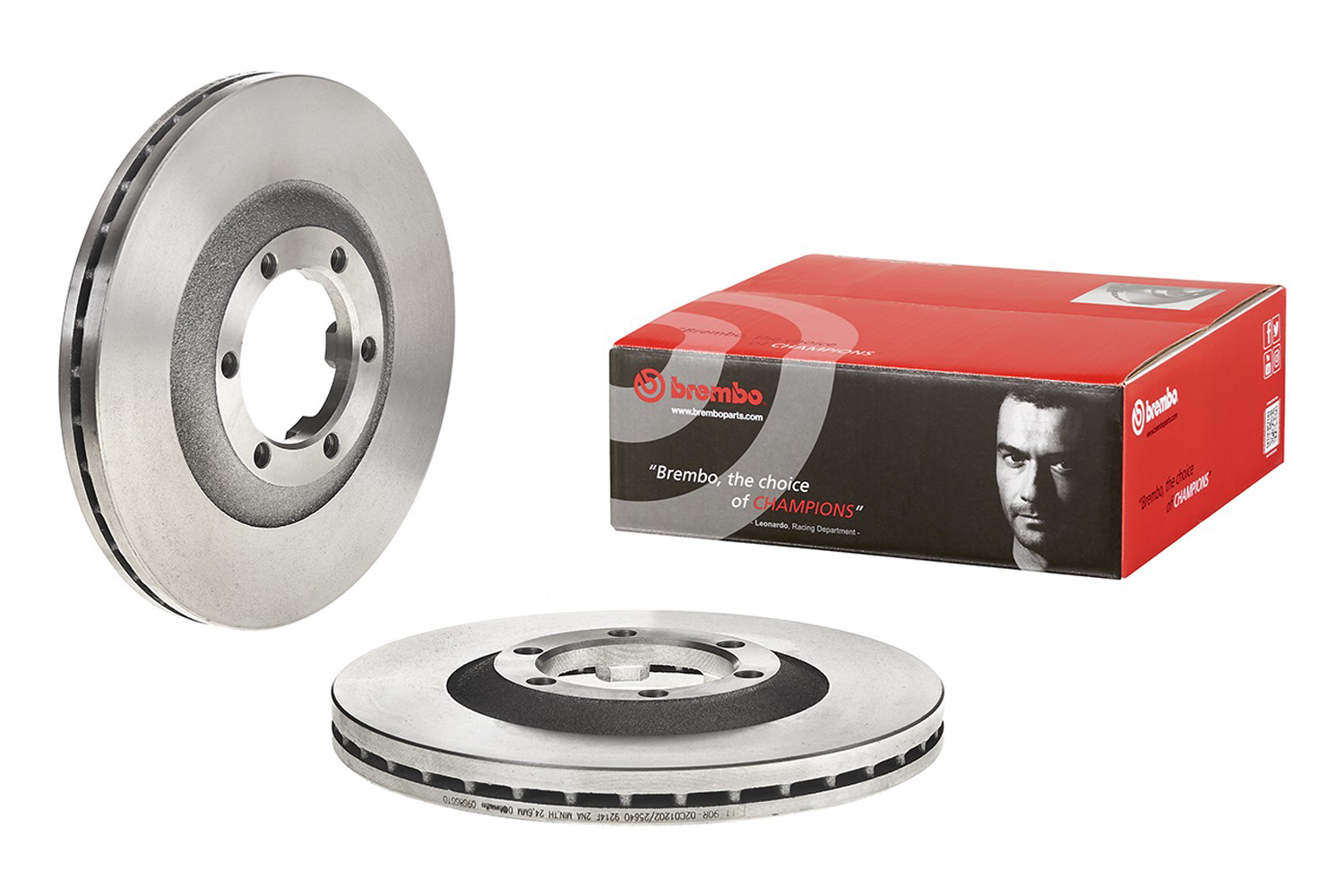 Передние тормозные диски 09686610 Brembo