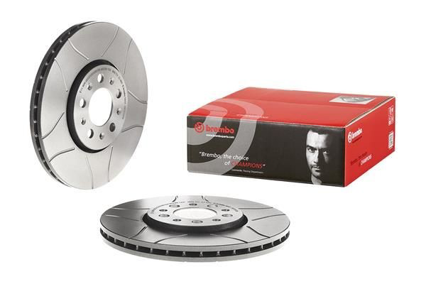 09701076 Brembo Диск тормозной передний