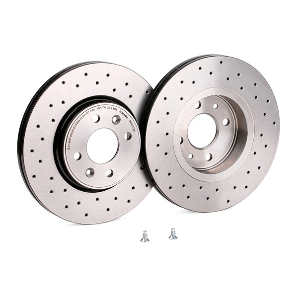 Передние тормозные диски 0981372X Brembo